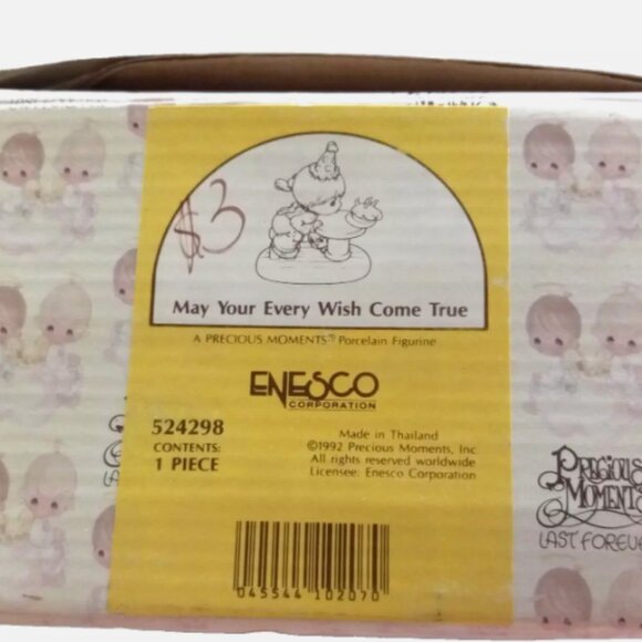 Precious Moments “May Your Every Wish Come True” #524298 VTG Retired w/ Box - Picture 8 of 10